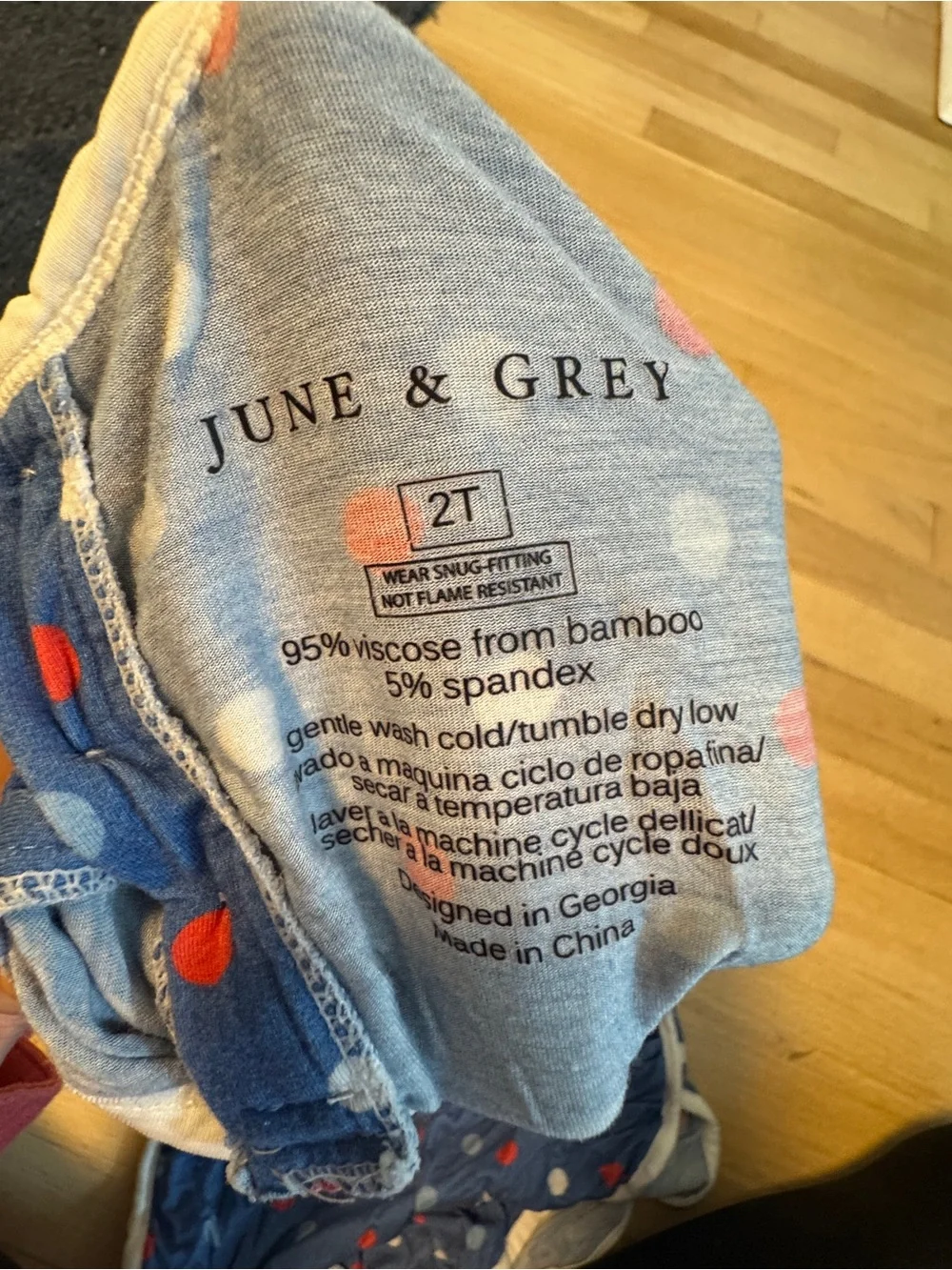 June and grey comfortable navy